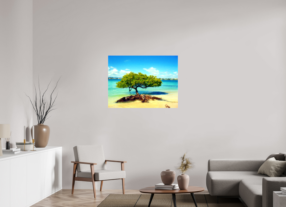 100 x 75 cm, Glossy - 40cm - without frame La sombra y la sal | VZL26001