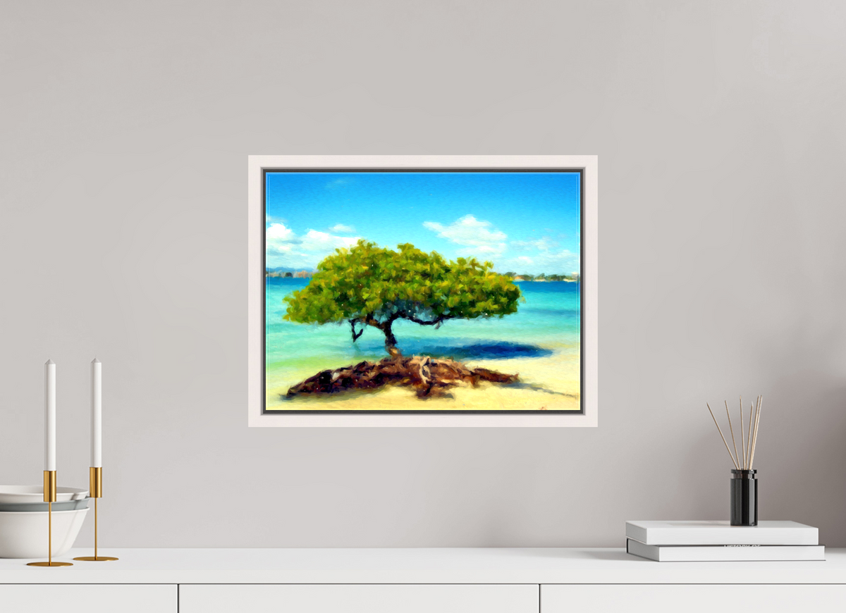 40 x 30 cm, Con marco La sombra y la sal | VZL26001