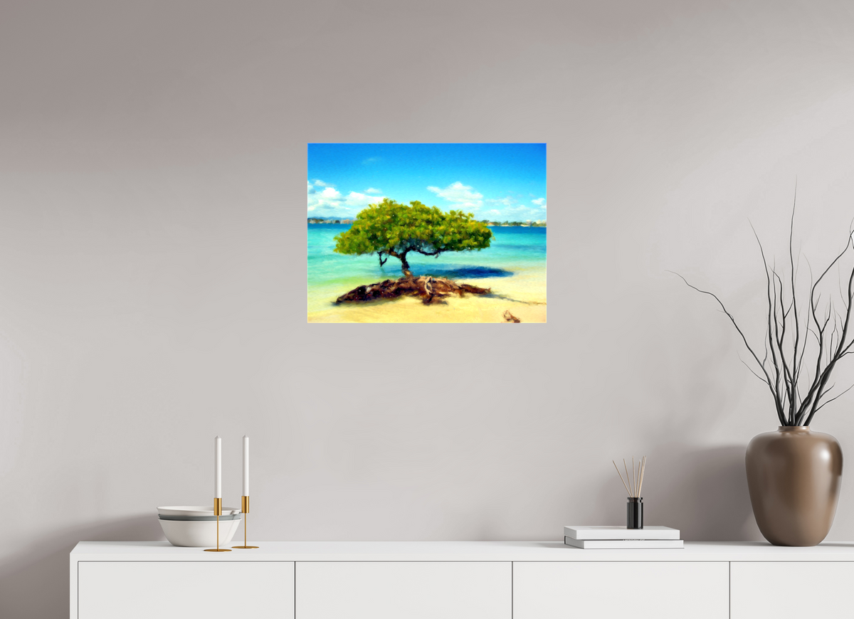 60 x 45 cm, Glossy - 40cm - without frame La sombra y la sal | VZL26001