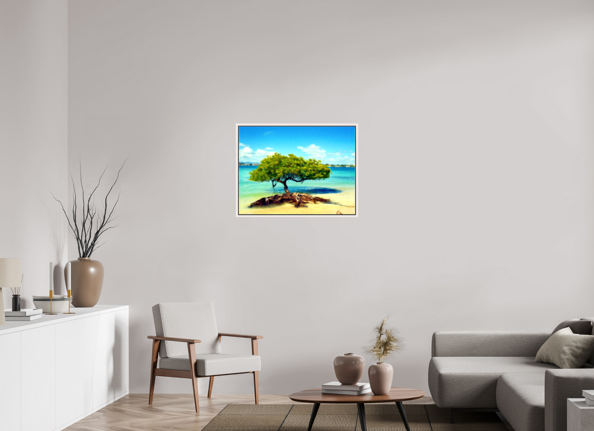 80 x 60 cm, Con marco La sombra y la sal | VZL26001