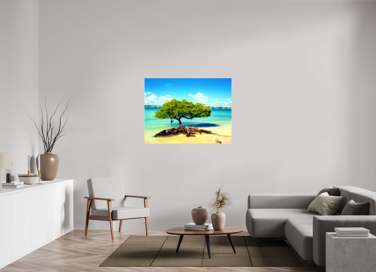 120 x 90 cm, Glossy - 40cm - without frame La sombra y la sal | VZL26001