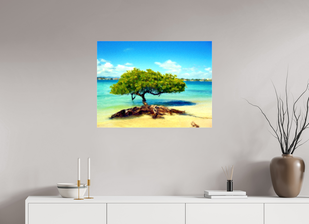 80 x 60 cm, Glossy - 40cm - without frame La sombra y la sal | VZL26001
