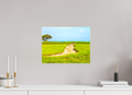 40 x 30 cm, High Quality Glossy Canvas on stretcher frame El camino hacia el azul | VZL11002