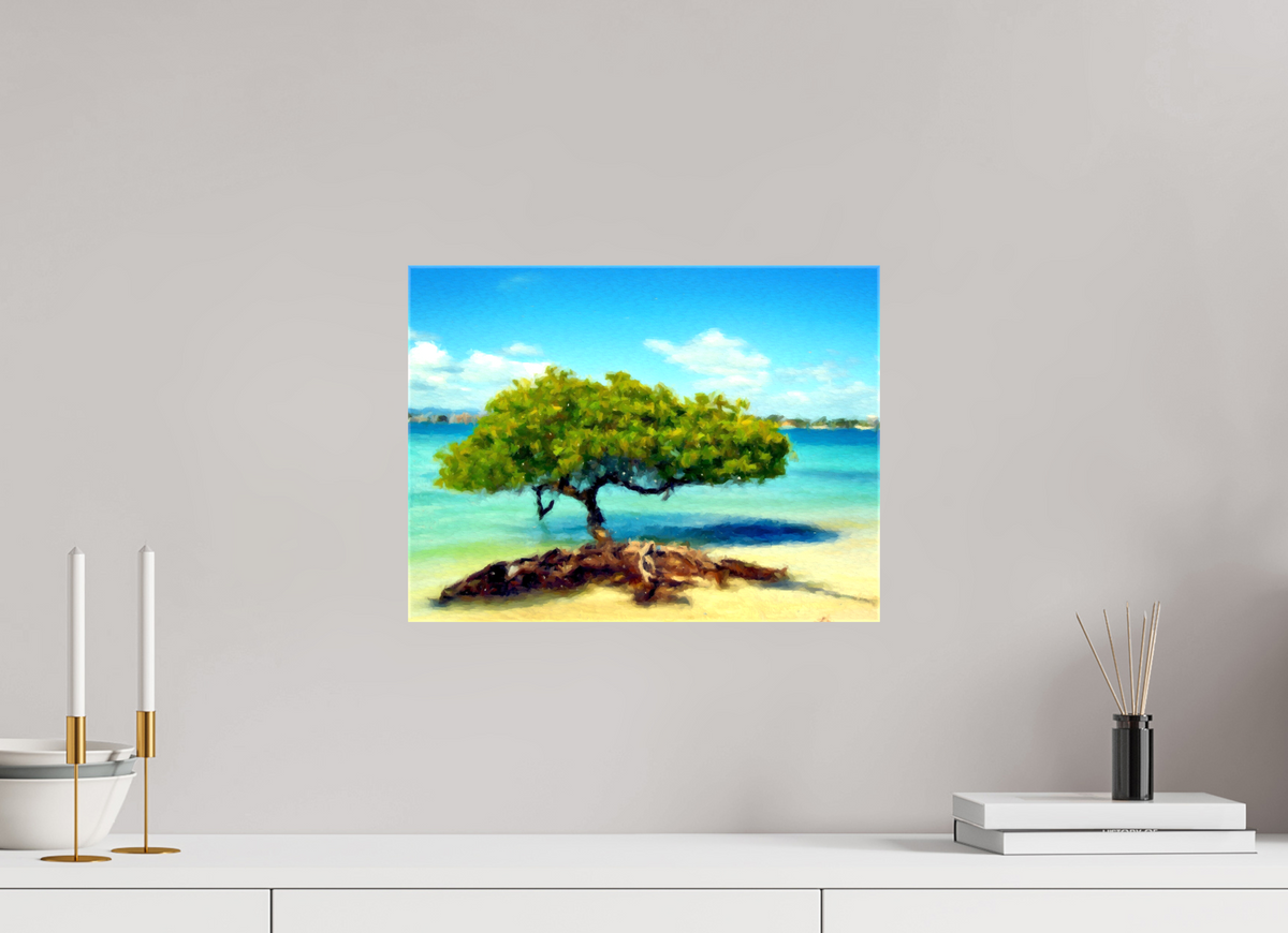 40 x 30 cm, Glossy Canvas - without frame La sombra y la sal | VZL26001